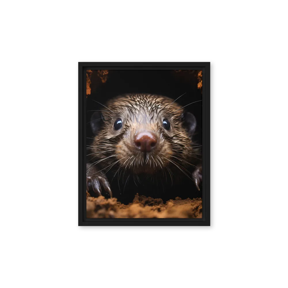 Emerging Curiosity | Canvas with Black Frame | 11″×14″