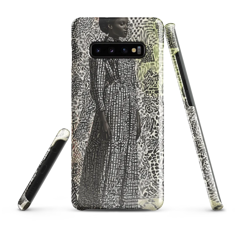 Elegance in Abstract Patterns | Phone Case |  S10 Plus | Snap Case | Glossy