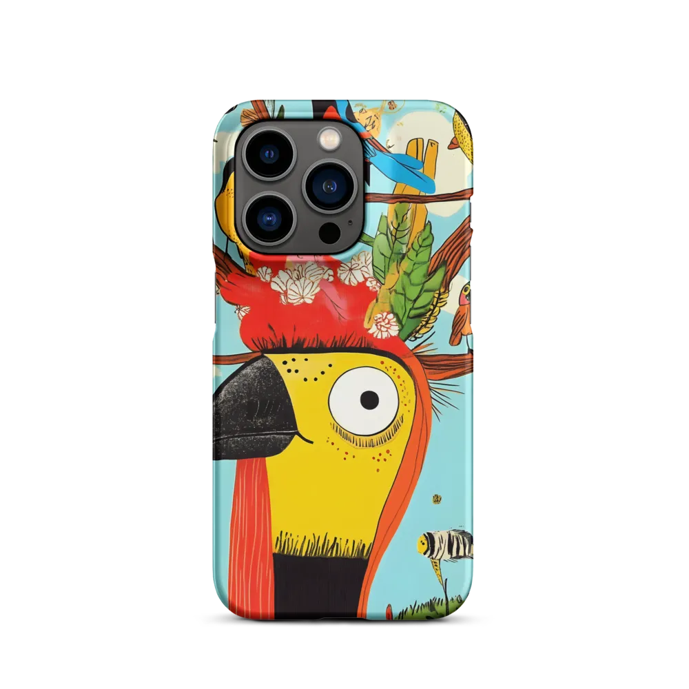 Toucan with Floral Crown
