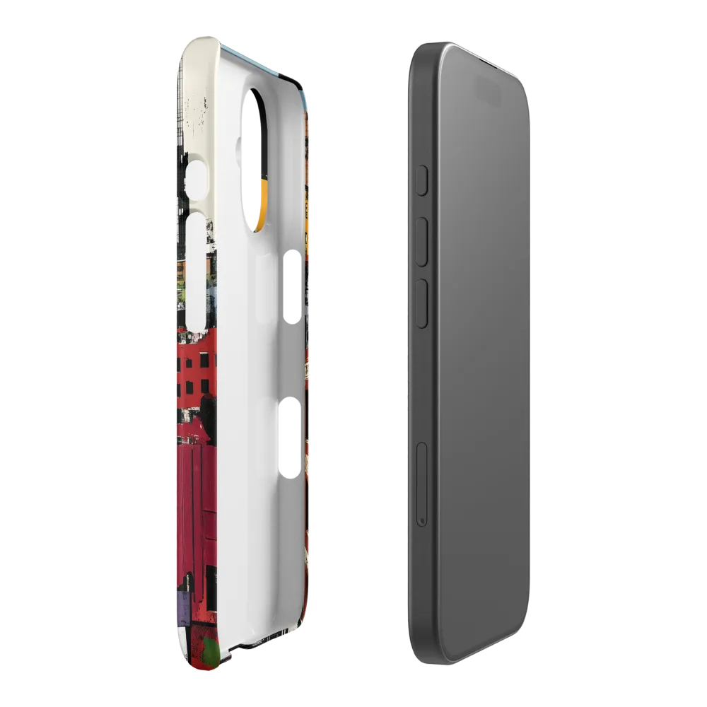 Urban Collage: A Vivid Cityscape | Phone Case |  16 | Snap Case | Matte