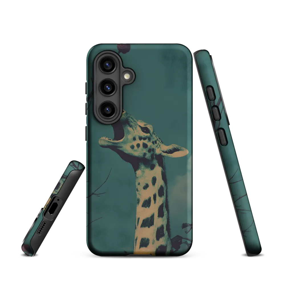 Whispers of the Tall: A Surreal Giraffe Encounter