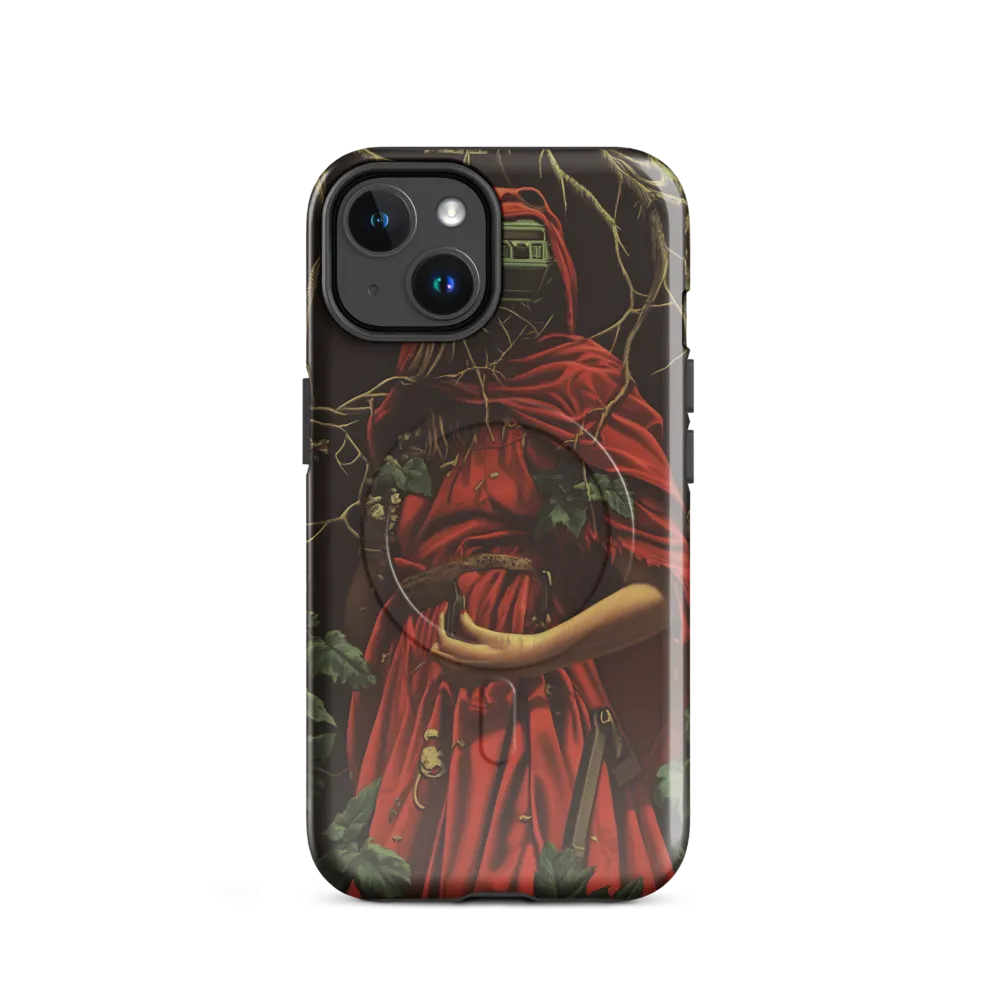 The Enigmatic Cloaked Traveler | Phone Case |  14 | MagSafe® Tough Case | Glossy