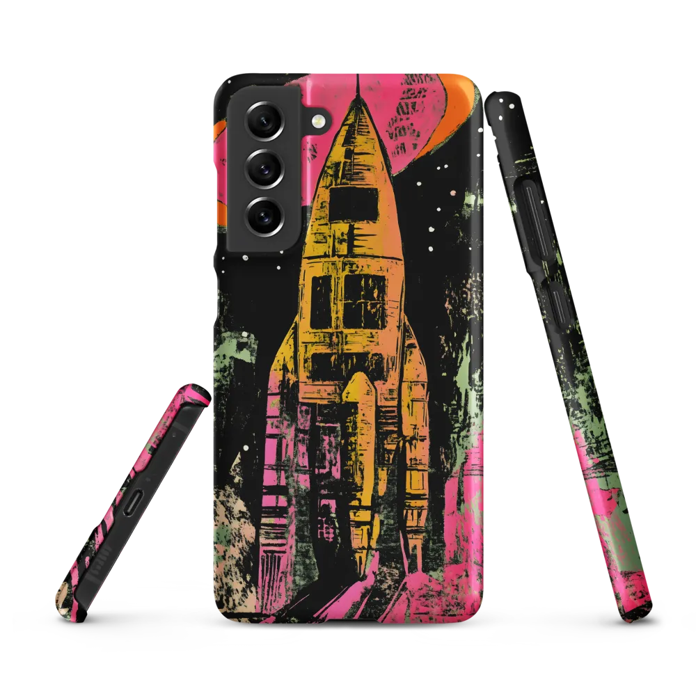 Cosmic Voyage: A Surreal Rocket Adventure