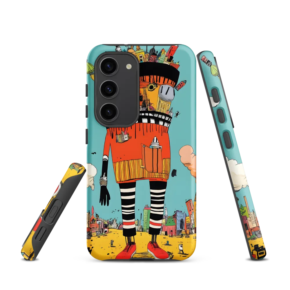Urban Fantasia: A Whimsical Encounter | Phone Case |  S23 | Tough Case | Matte