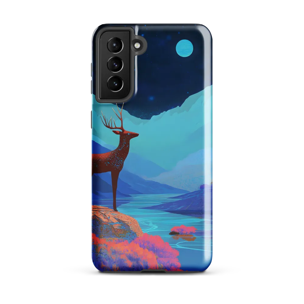 Cosmic Serenity: The Starlit Stag