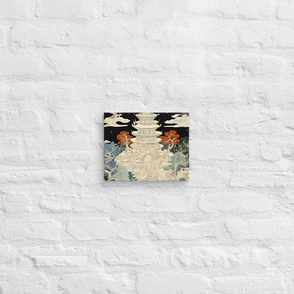 Whispers of the Pagoda | Canvas | 8″×10″