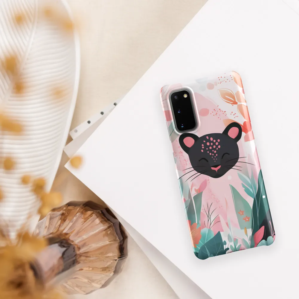 Whimsical Panther in Bloom