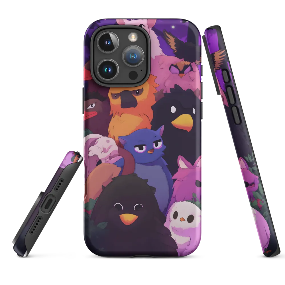 Whimsical Avian Gathering