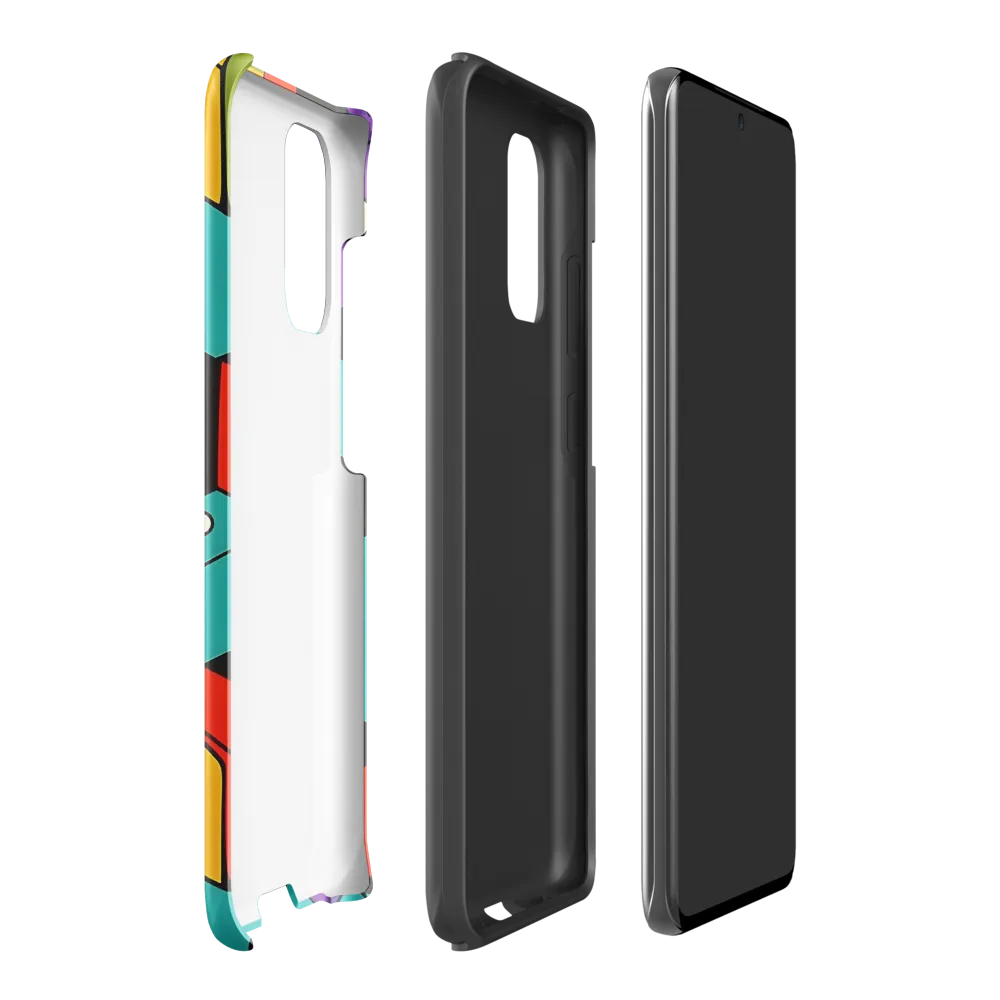 Vibrant Geometric Harmony | Phone Case |  S20 Plus | Tough Case | Glossy