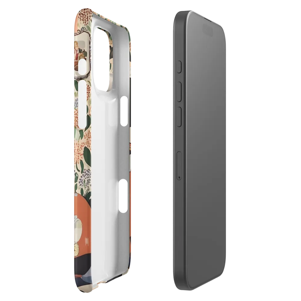 Vintage Charm: A Modern Encounter | Phone Case |  16 Pro Max | Snap Case | Matte