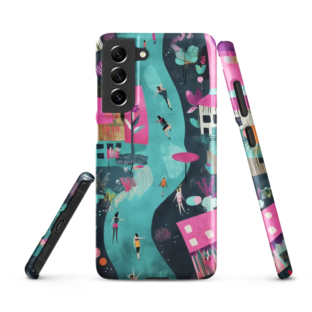 Whimsical Journey Through a Vibrant Landscape | Phone Case |  S21 FE | Snap Case | Matte