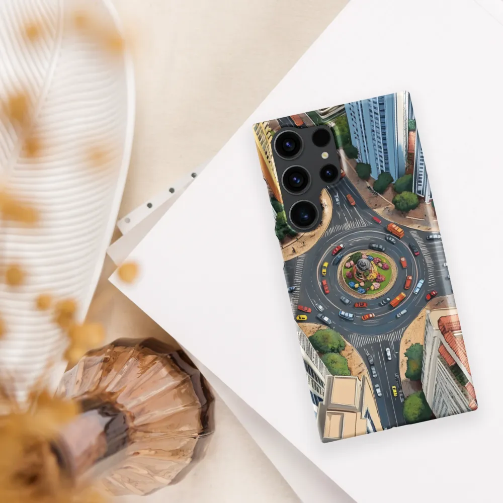 Urban Symphony: Aerial Vision of City Life