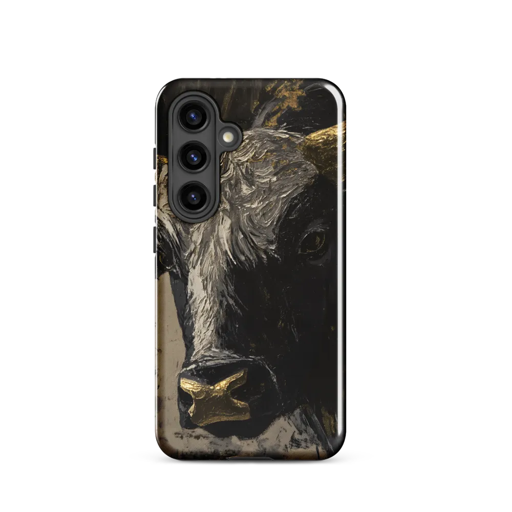 Majestic Bull: The Power in Black and Gold