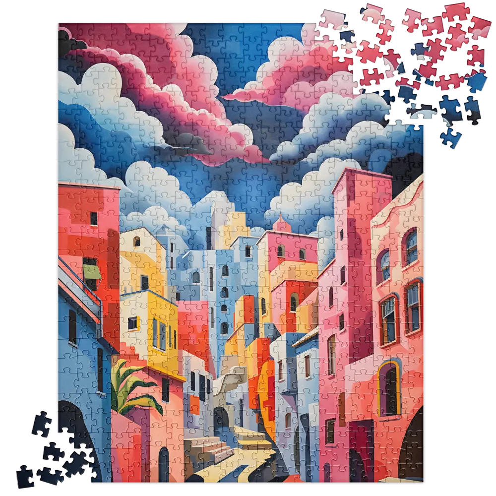 Whimsical Cityscape | Jigsaw Puzzle | 520 pieces