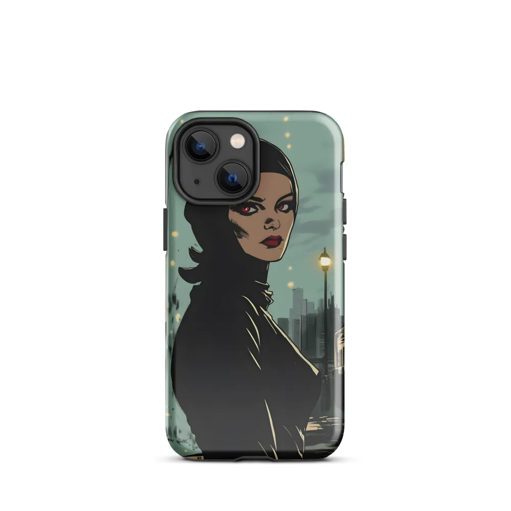 Shadows of Intrigue | Phone Case |  13 mini | Tough Case | Glossy