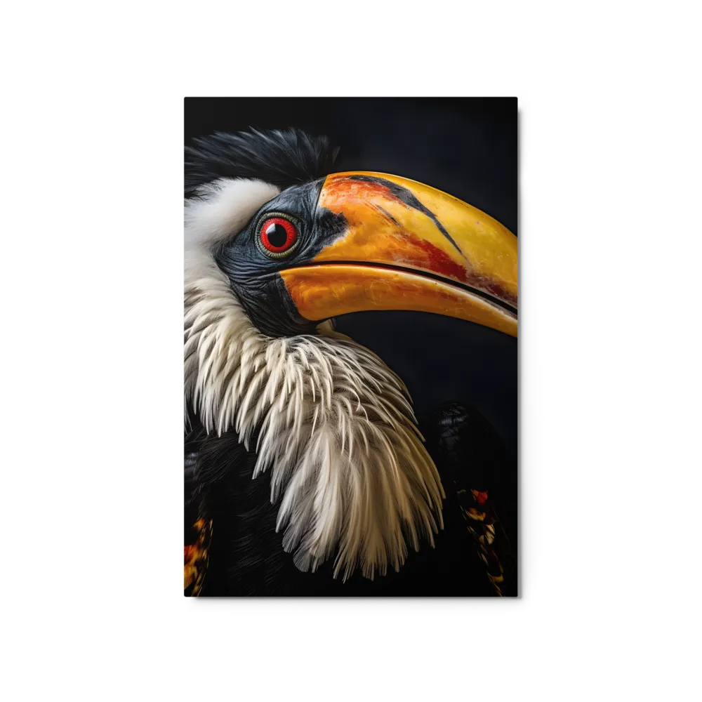 Majestic Hornbill Portrait | Metal Print | 20″×30″