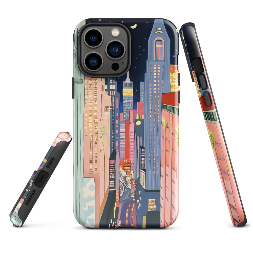 Urban Dreamscape: A Pop Art Night | Phone Case |  13 Pro Max | Tough Case | Glossy