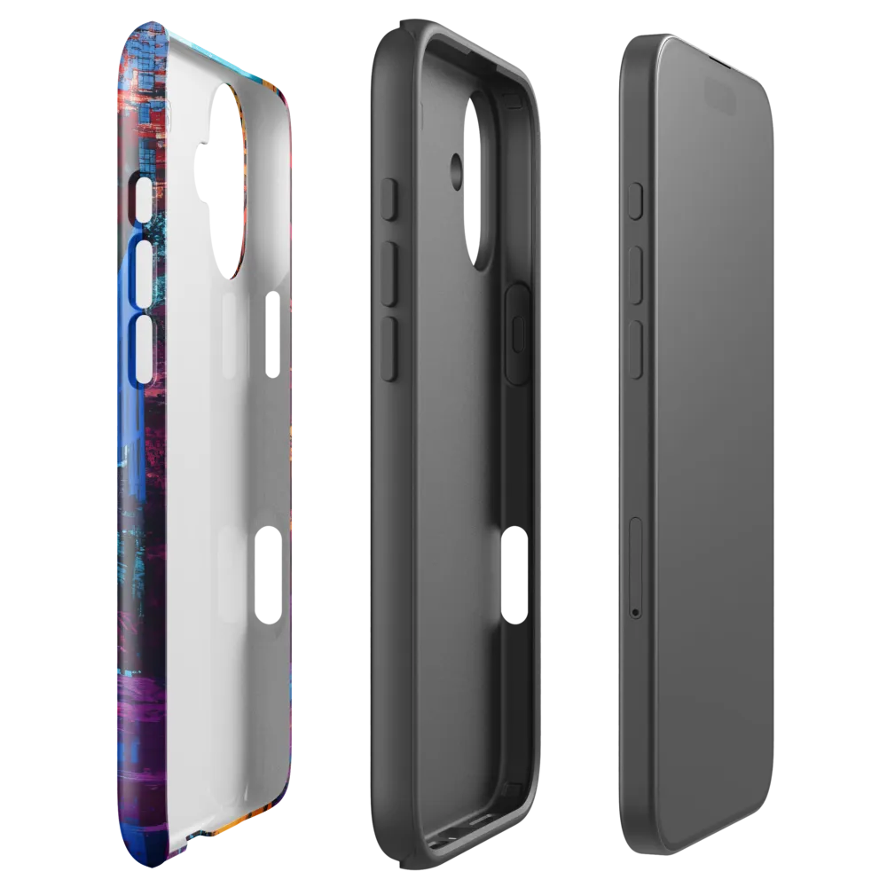 Vibrant Urban Horizons | Phone Case |  16 Plus | Tough Case | Glossy
