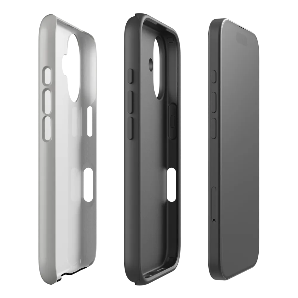 Monochrome Serenity | Phone Case |  16 | Tough Case | Matte