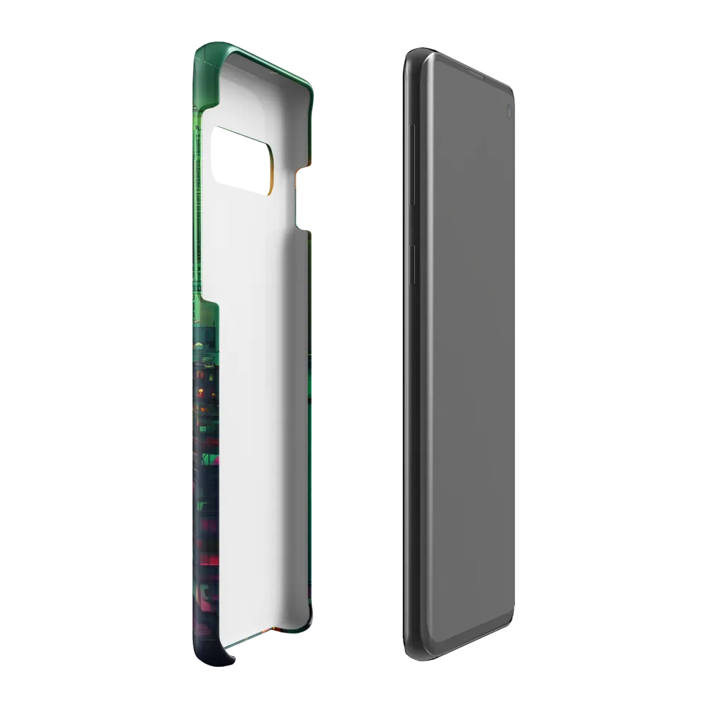 Urban Surrealism: Neon Dreams | Phone Case |  S10 Plus | Snap Case | Glossy