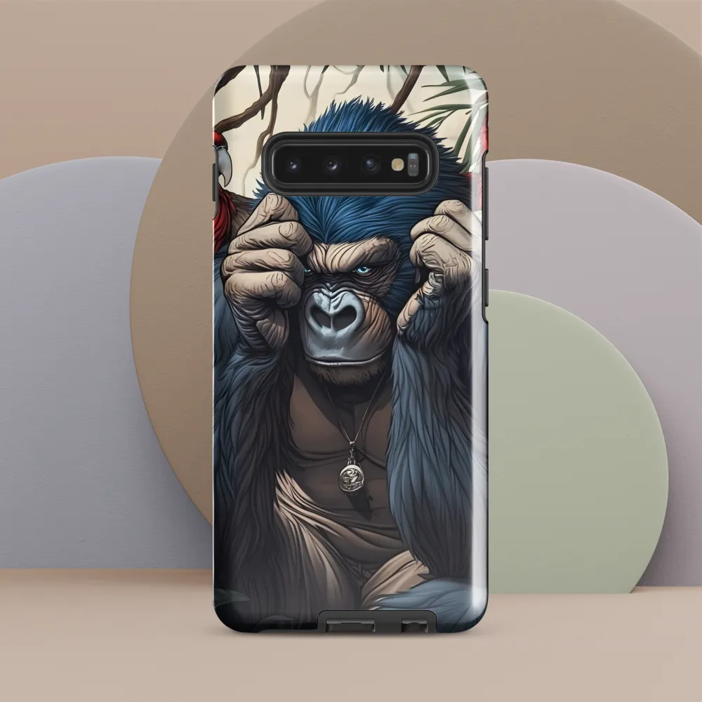 Fierce Guardian of the Jungle | Phone Case |  S10 Plus | Tough Case | Glossy