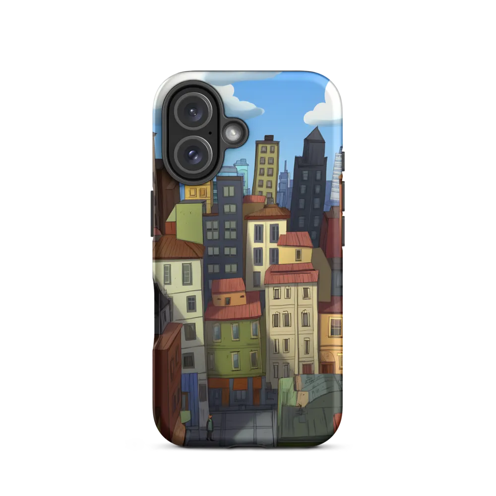 Urban Symphony: A Colorful Cityscape | Phone Case