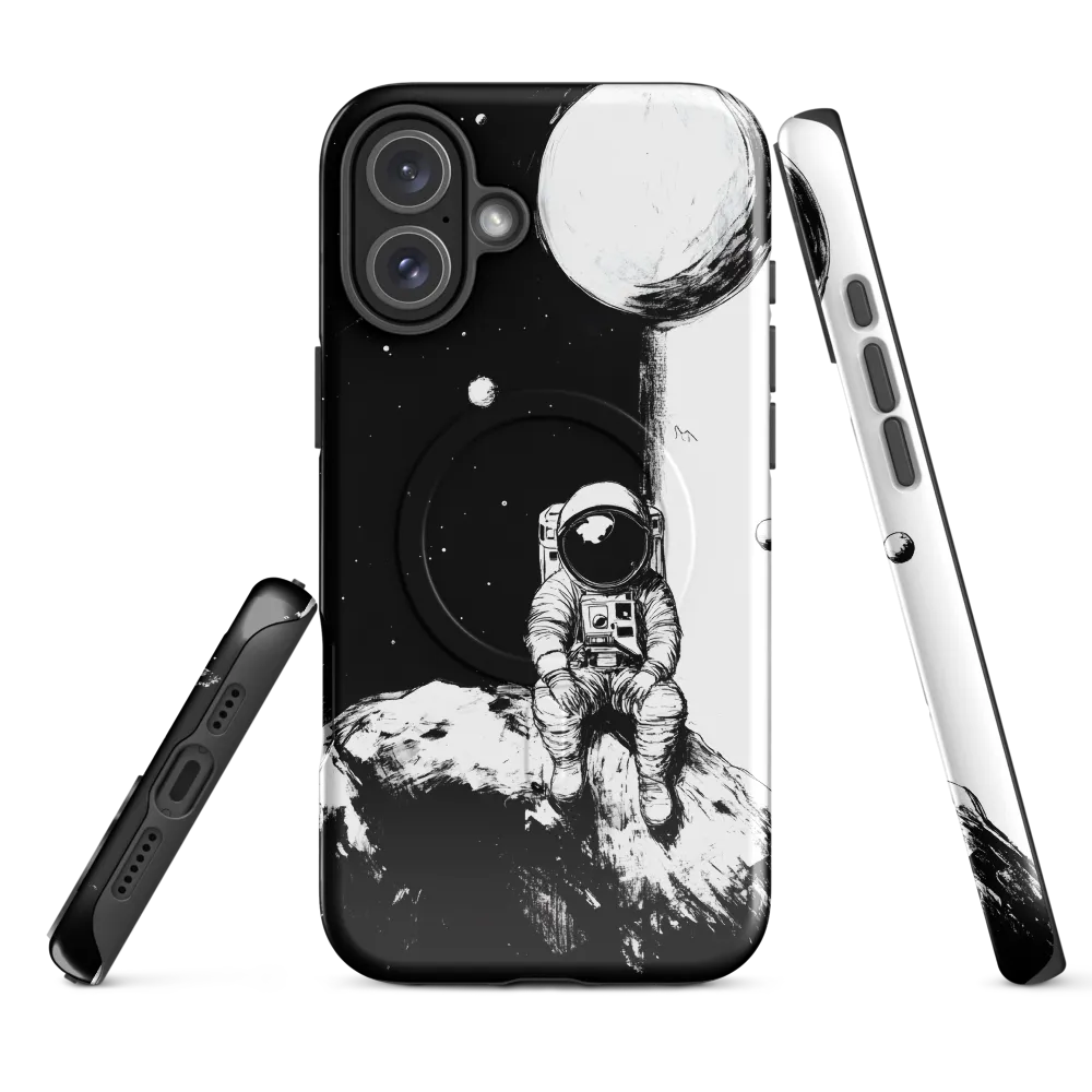 Solitude in the Cosmos | Phone Case |  16 Plus | MagSafe® Tough Case | Glossy
