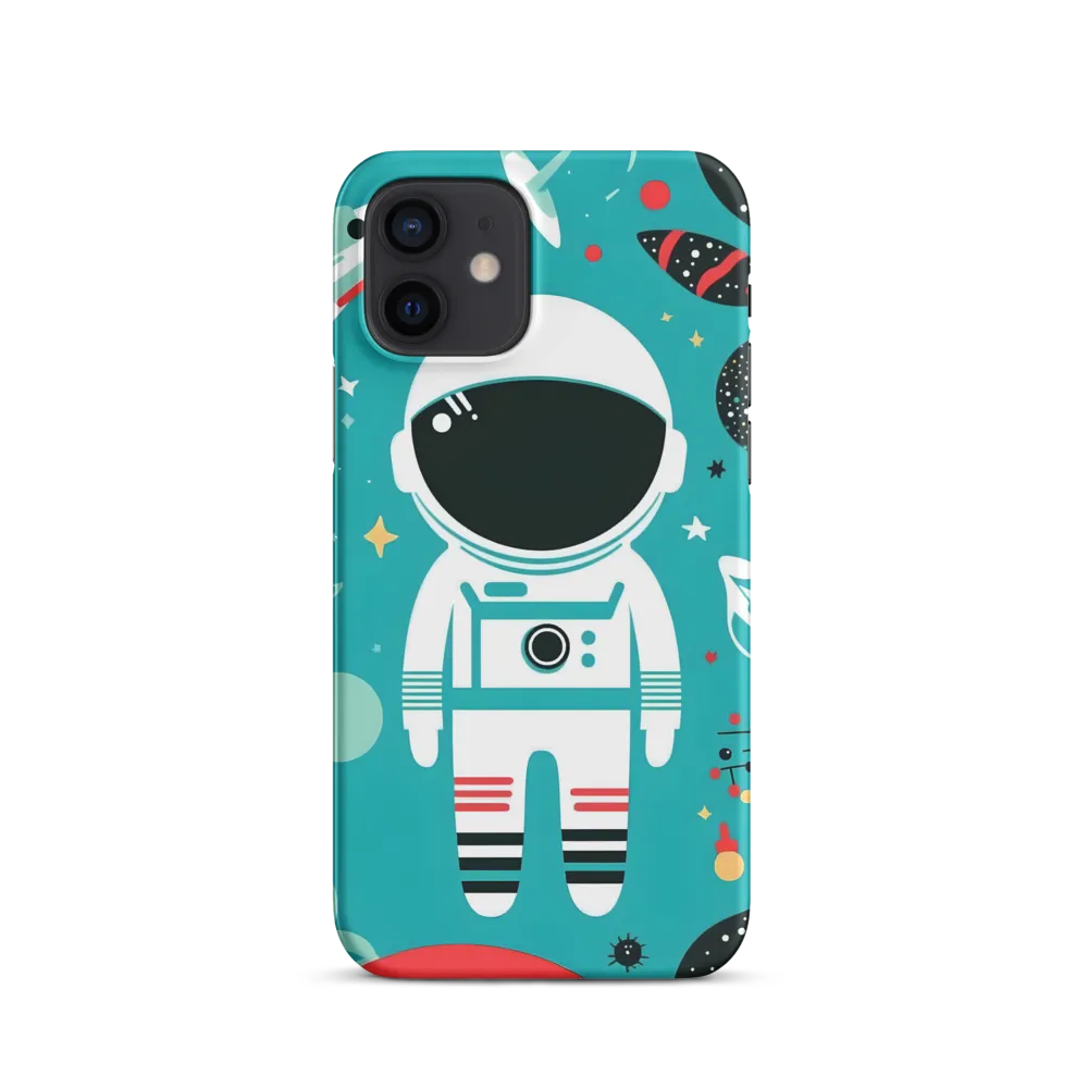 Whimsical Astronaut in Cosmic Wonderland | Phone Case |  12 | Snap Case | Matte