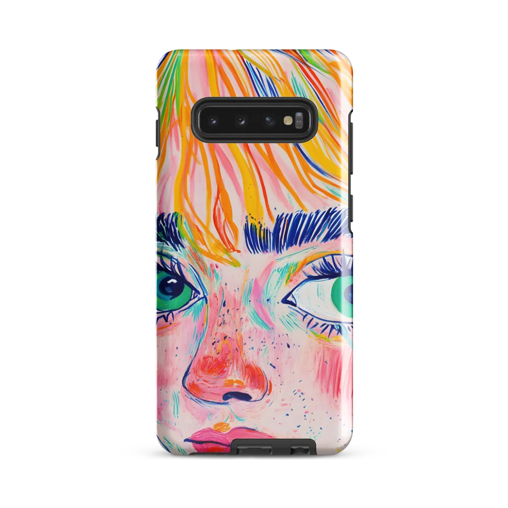 Vibrant Gaze | Phone Case |  S10 Plus | Tough Case | Glossy