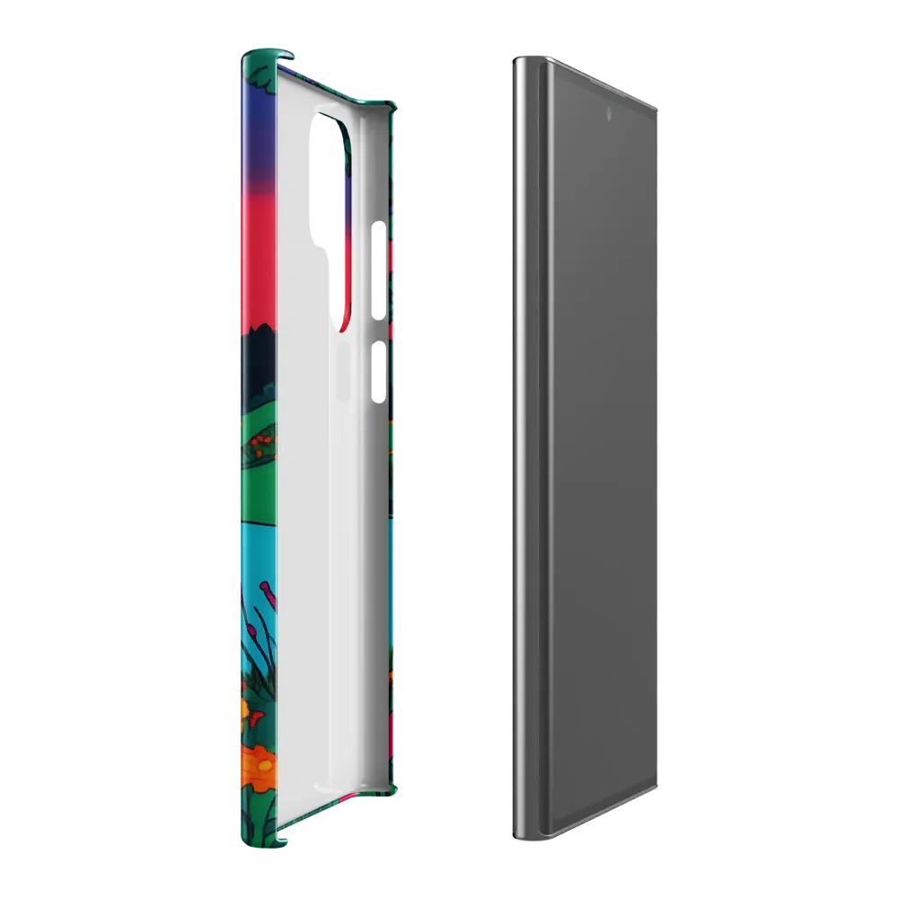 Serenity at Sunset | Phone Case |  S22 Ultra | Snap Case | Glossy