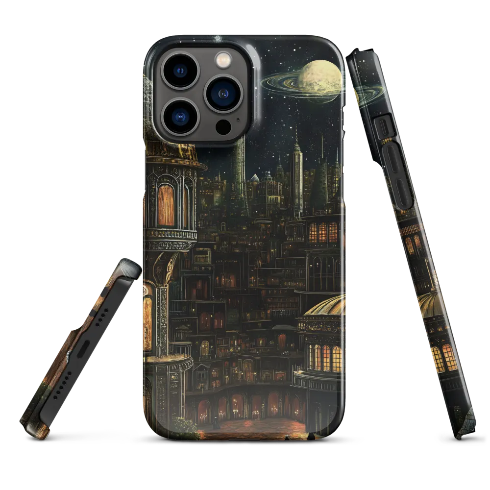 Celestial Enigma: A Surreal Cityscape
