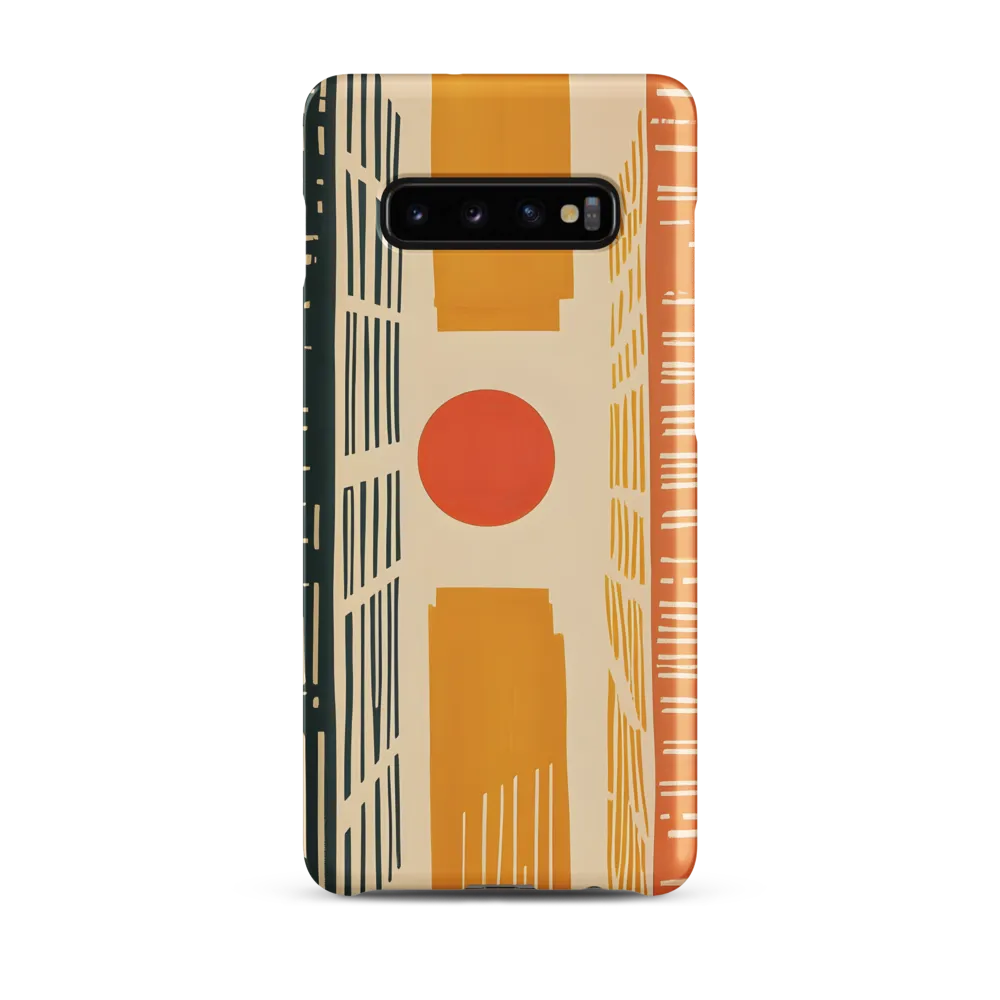 Urban Harmony: A Geometric Sunrise