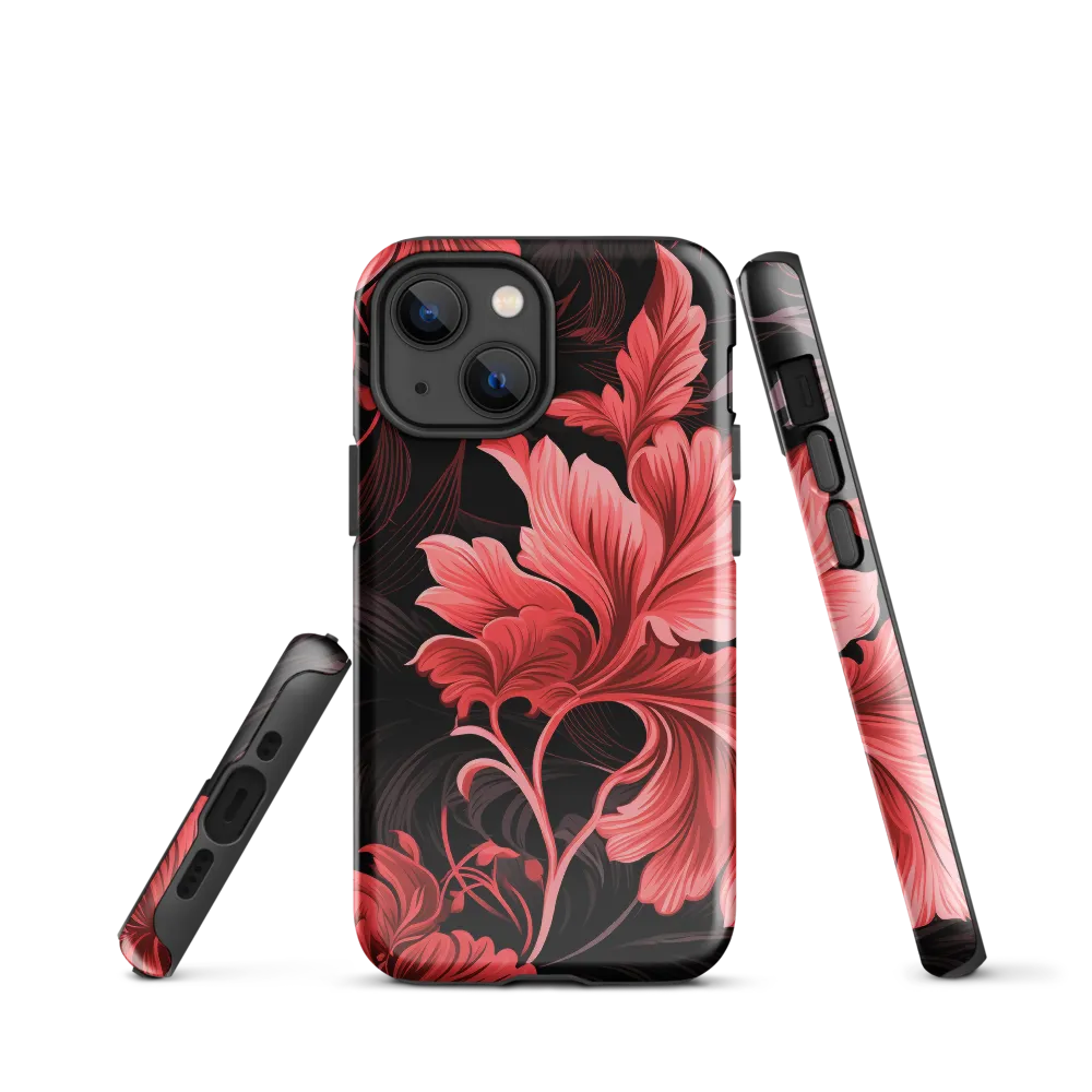 Tropical Elegance in Red