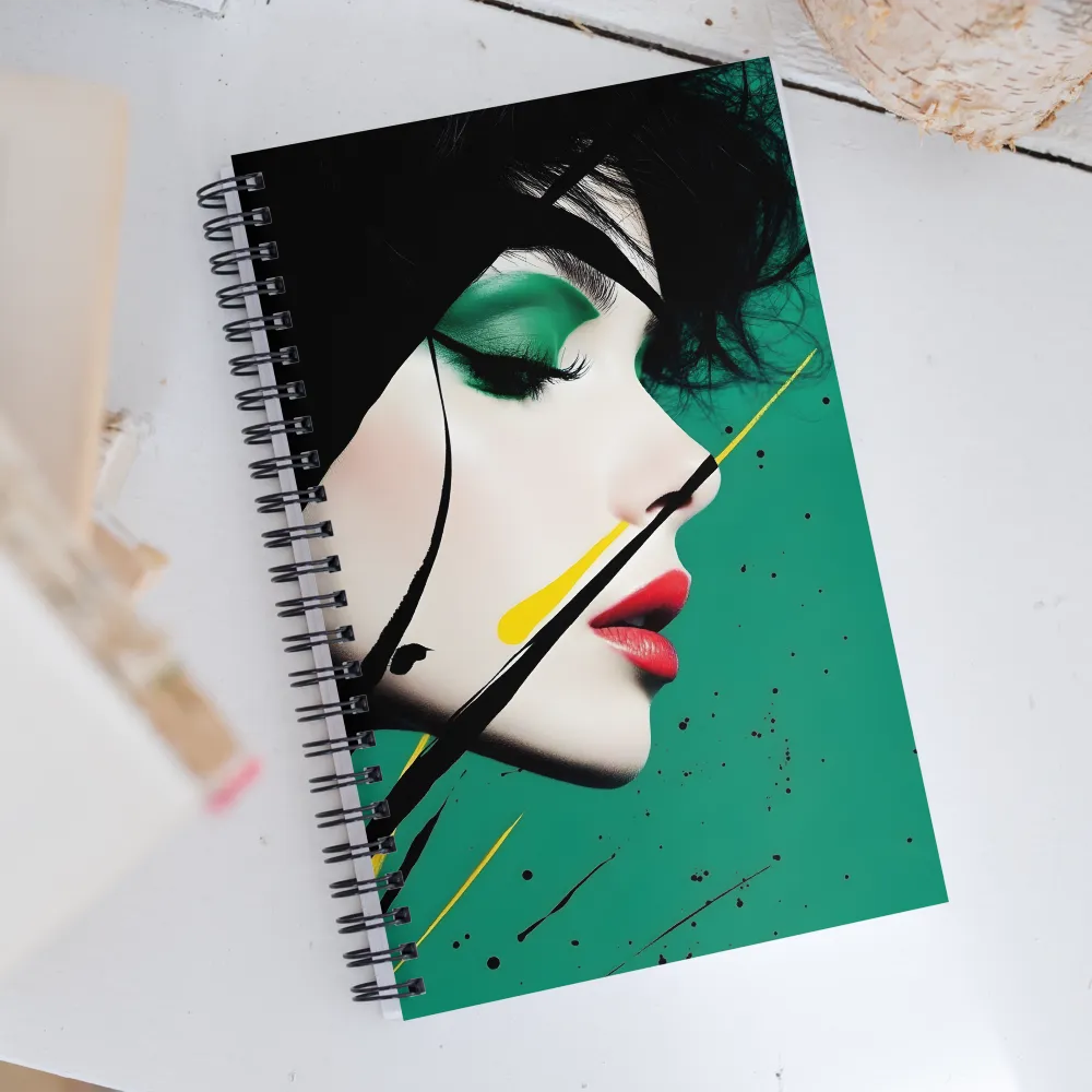 Whispers of Elegance and Boldness | Spiral Notebook