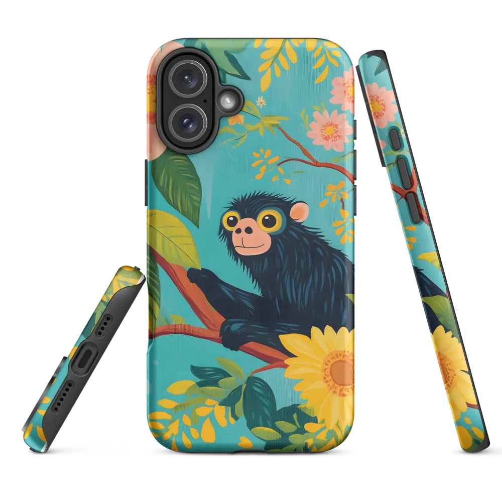 Joyful Encounter in a Floral Paradise