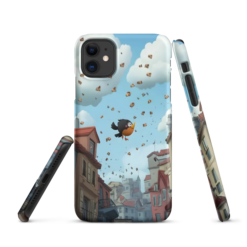 A Whimsical Flight Through Bread and Sky