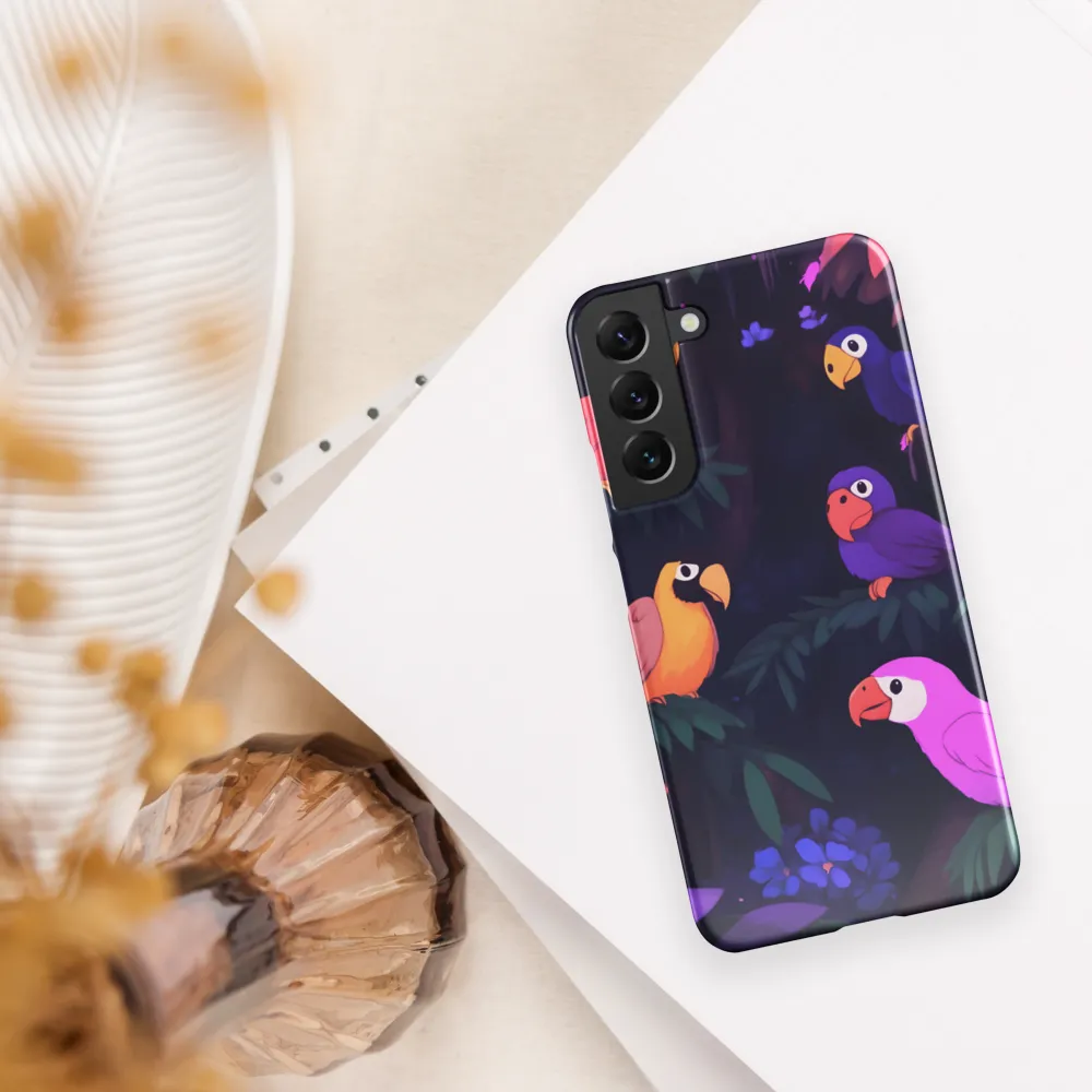 Tropical Parrot Playground | Phone Case |  S22 Plus | Snap Case | Glossy