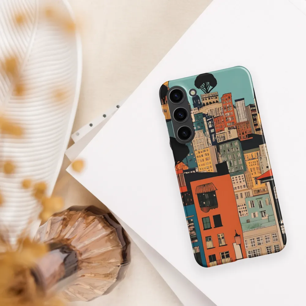 Urban Fusion: A Colorful Cityscape