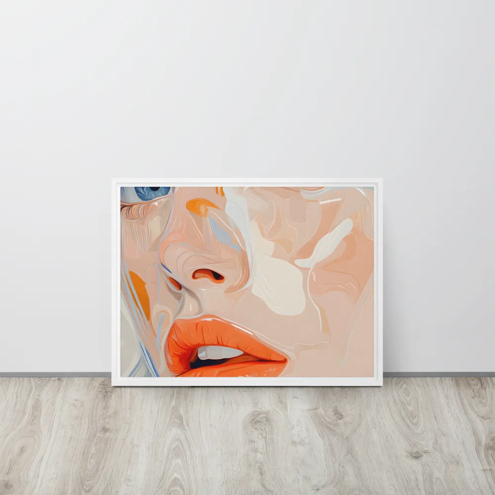 Ethereal Expressions | Canvas with White Frame | 18″×24″