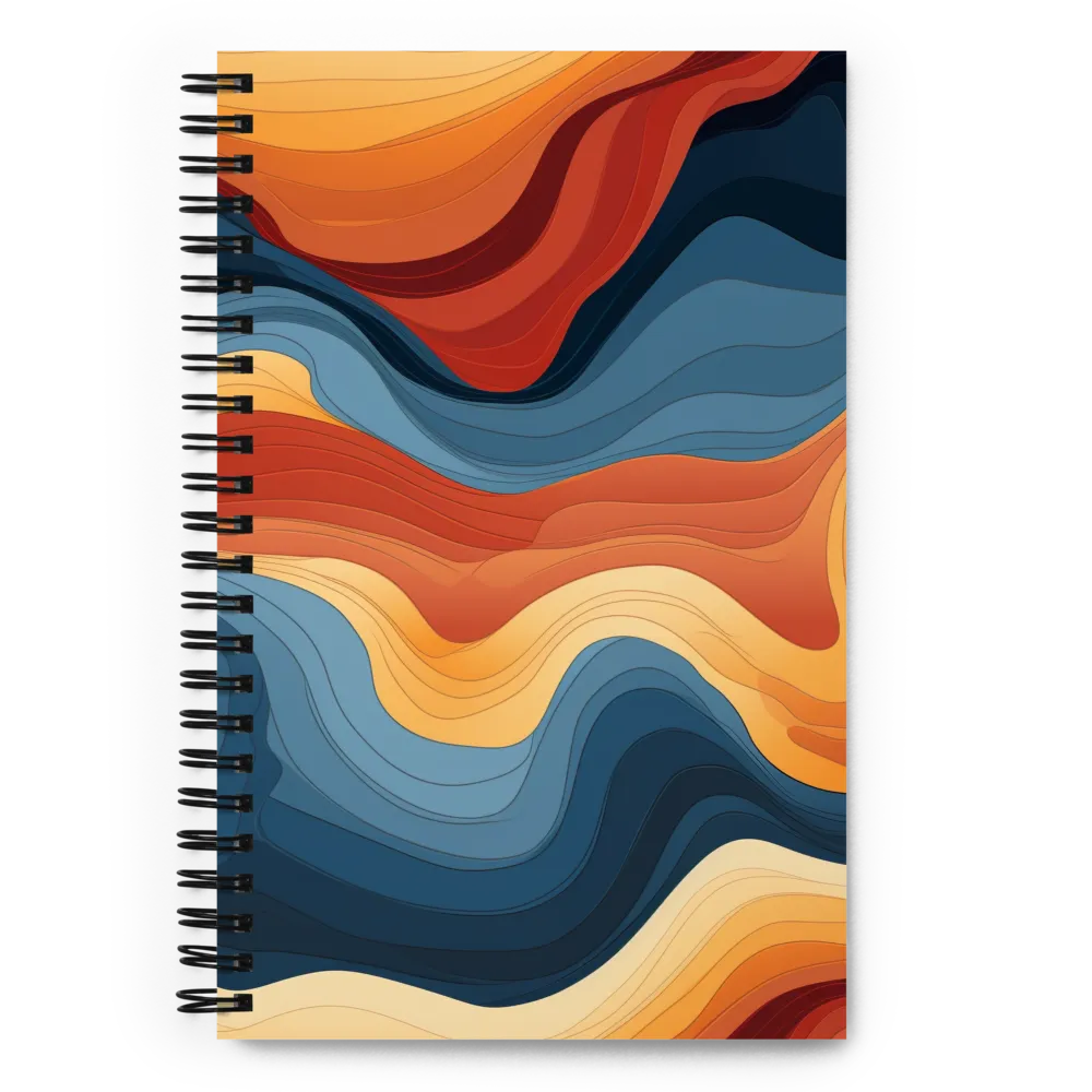 Fluid Harmony | Spiral Notebook