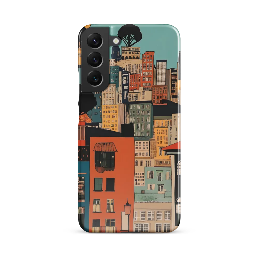 Urban Fusion: A Colorful Cityscape