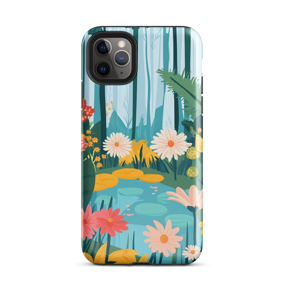 Serenity in Bloom | Phone Case |  11 Pro Max | Tough Case | Glossy