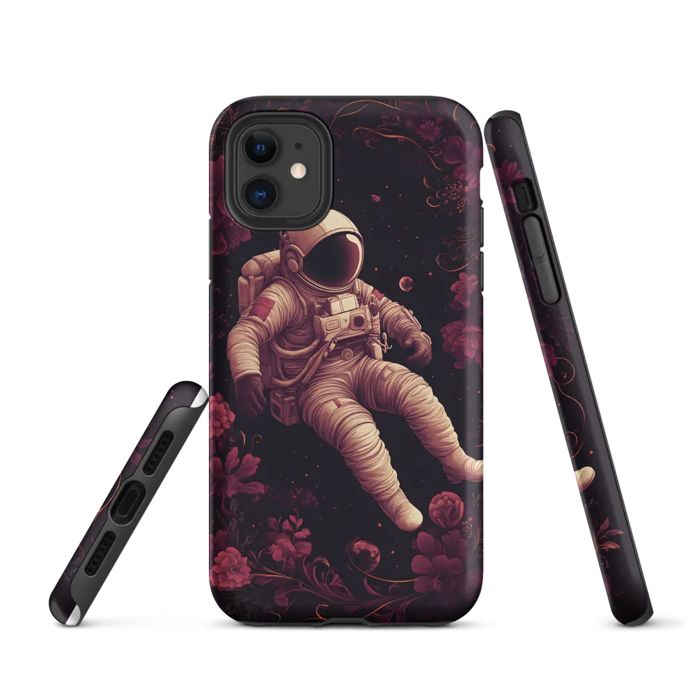 Cosmic Bloom: An Astronaut's Journey