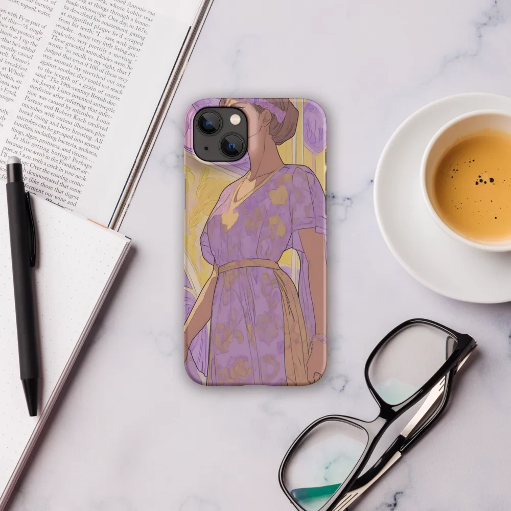 Elegance in Floral Harmony | Phone Case |  14 Plus | Snap Case | Matte