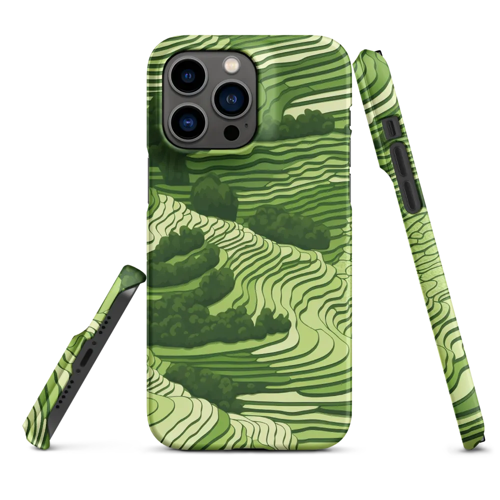 Waves of Green: An Abstract Landscape