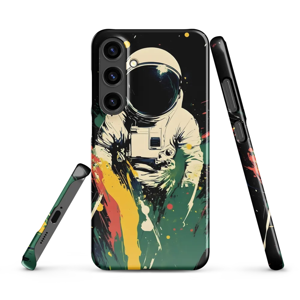 Cosmic Splash: The Astronaut's Journey