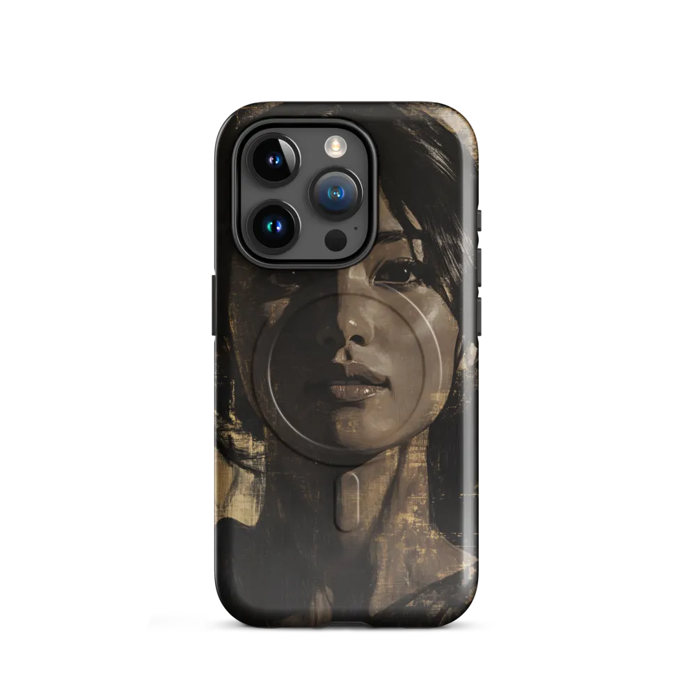 Golden Gaze: A Contemporary Portrait