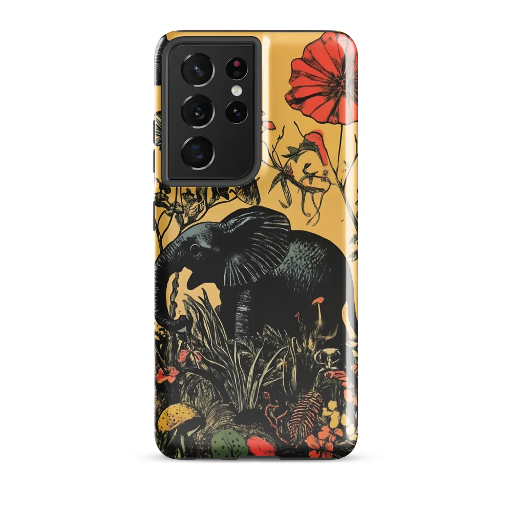 Floral Majesty: The Elephant's Sanctuary