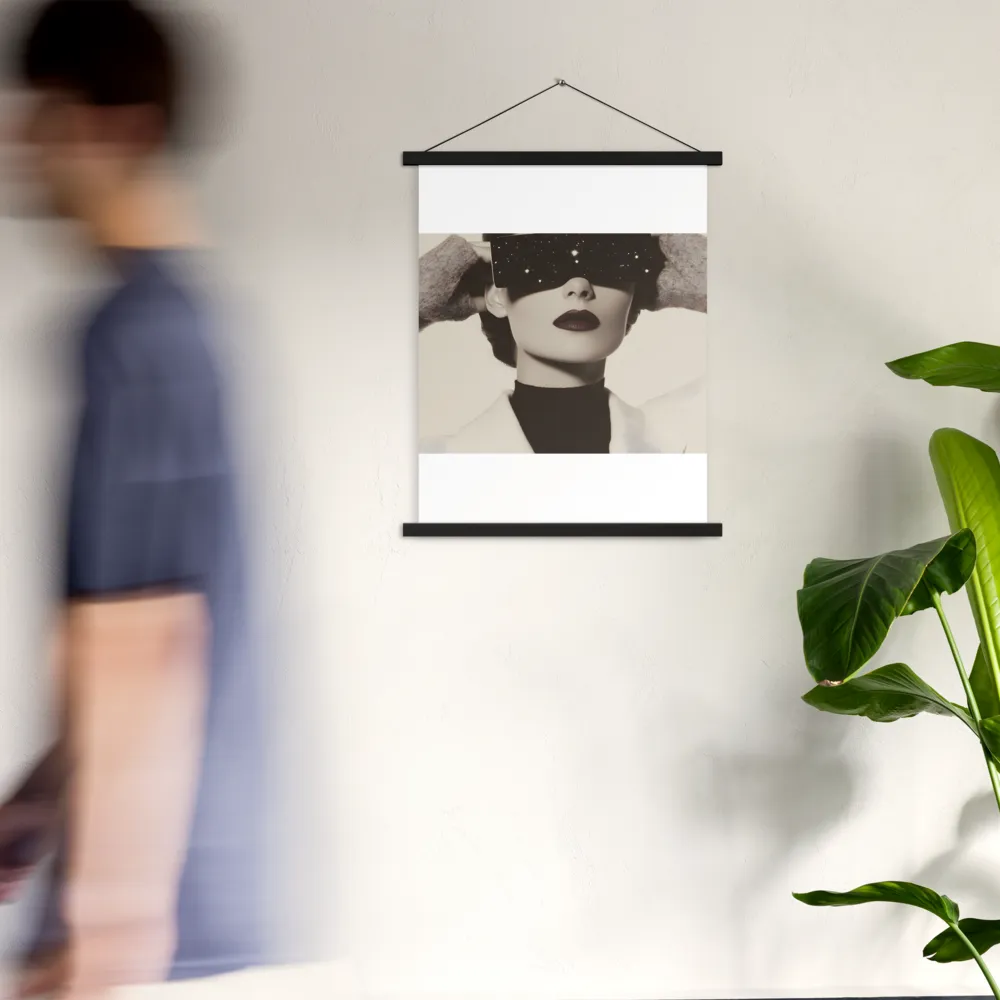 Celestial Elegance | Poster With Black Wood Hanger | 18″×24″