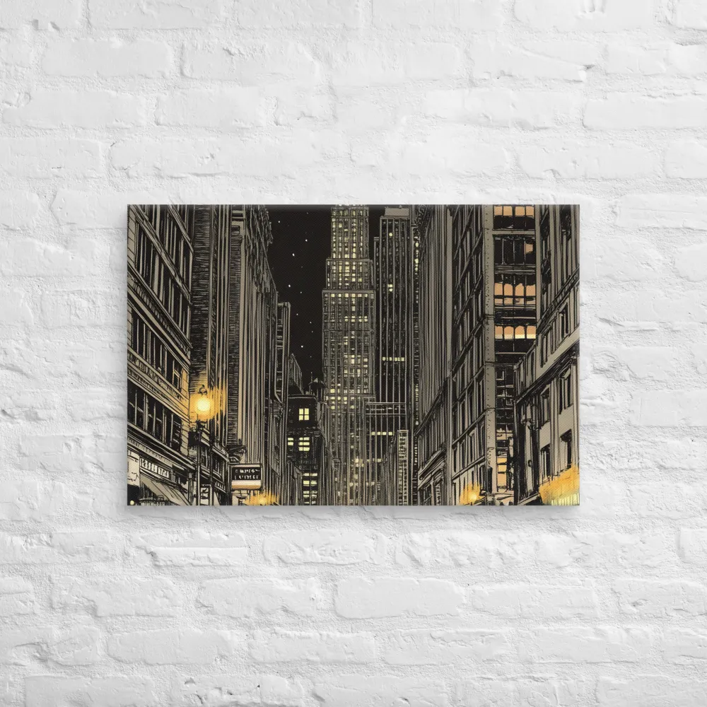 Whispers of the Night City | Canvas | 20″×30″